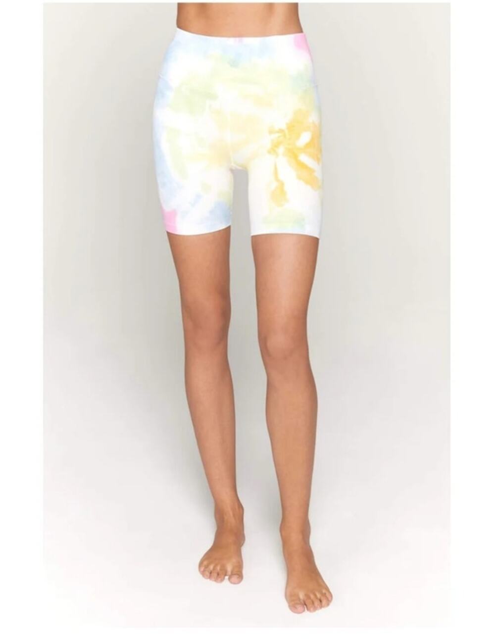 Spiritual Gangster Sunny Days Twirl Tie Dye Biker Shorts Size: M/L